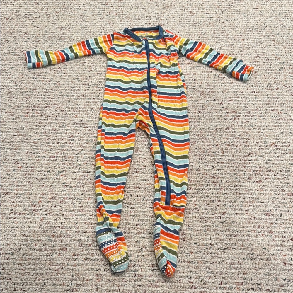Colorful Striped Kids One Piece